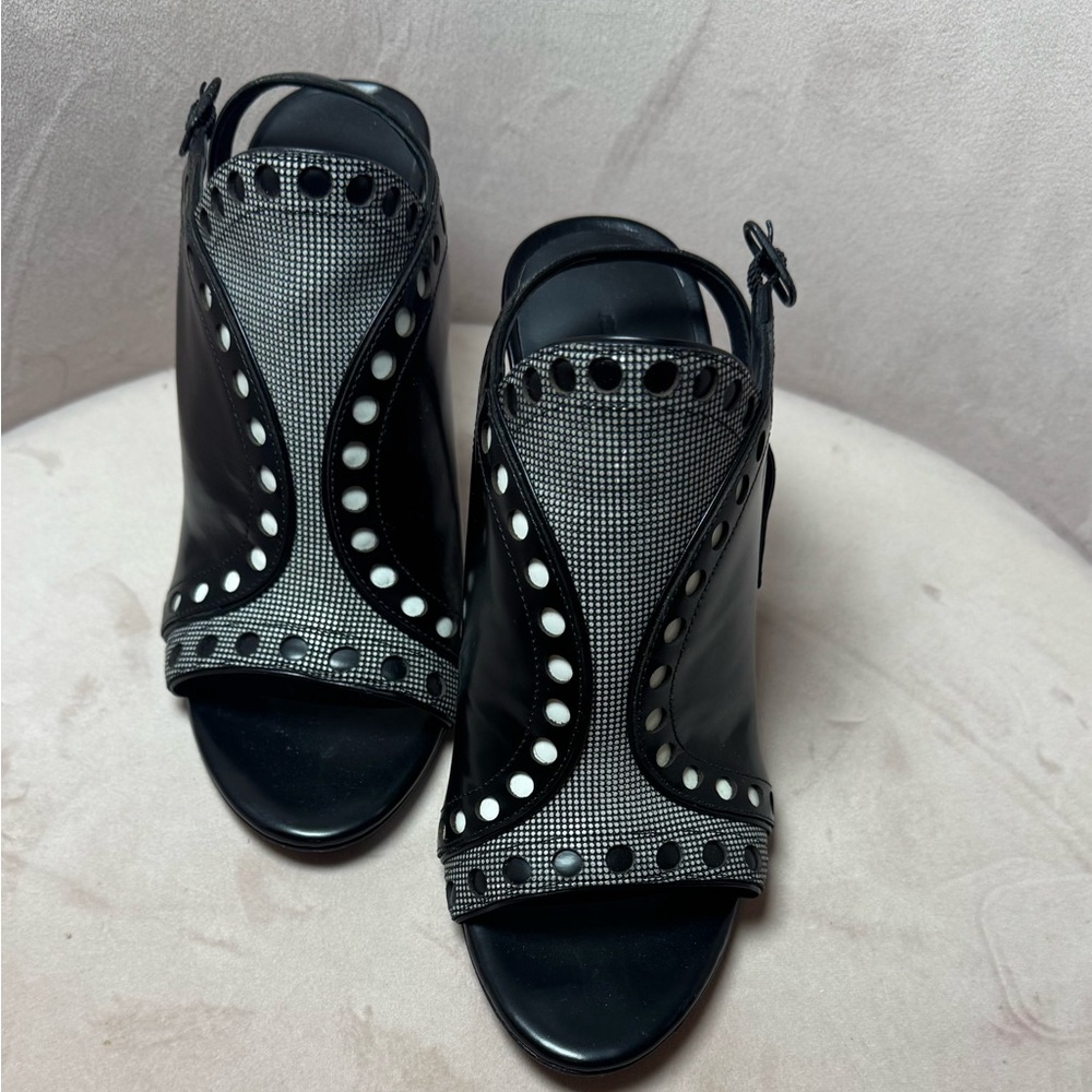 Alexander Wang Black and Gray Heels